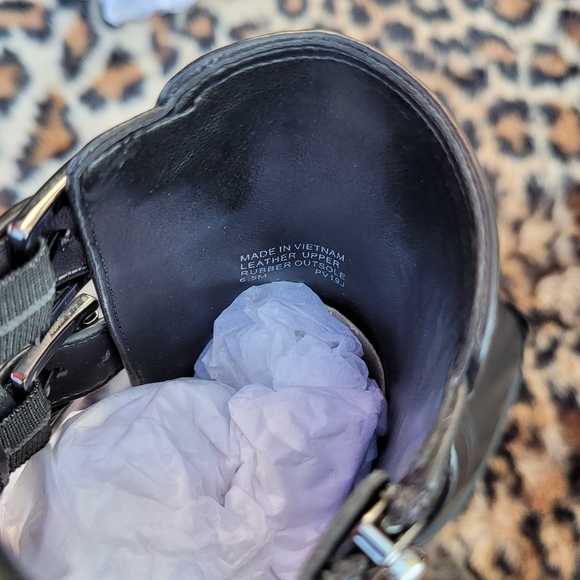 Michael Kors Radley Black Leather Pointed Toe Boots Sz 6.5 - Picture 12 of 16